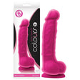 Colours Dual Density 5 Inch Pink Dong 12.7 Cm Realistic Adult Toy - DONGS