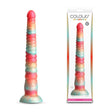 Colours Stacked - 12'' Dildo Red/Gold 30.6 cm Fantasy Dildo - DONGS
