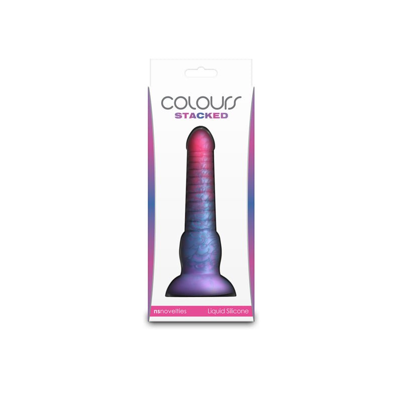 Colours Stacked - 6'' Dildo Pink/Blue 16 cm Fantasy Dildo - DONGS