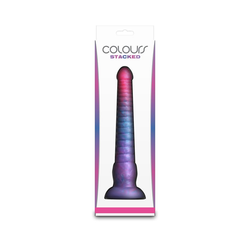 Colours Stacked - 9'' Dildo Pink/Blue 23 cm Fantasy Dildo - DONGS