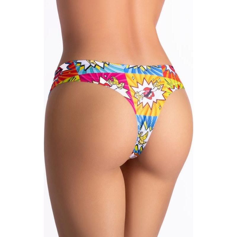 Comics Curios Girl Thong - Lingerie