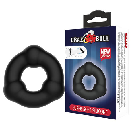 CRAZY BULL Beaded Cock Ring - Black Cock Ring - COCK RINGS - Naughty by Nature Adult Store