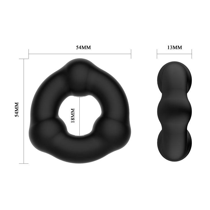CRAZY BULL Beaded Cock Ring - Black Cock Ring - COCK RINGS - Naughty by Nature Adult Store