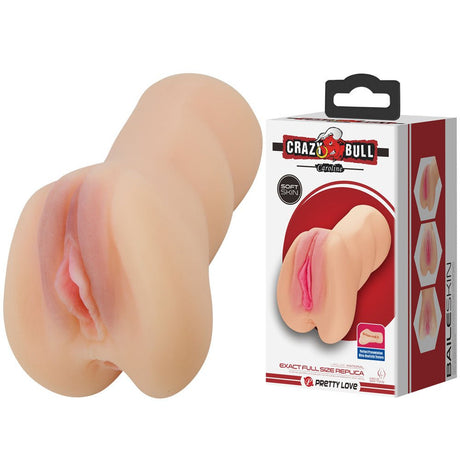 CRAZY BULL CAROLINE Vagina Stroker - Flesh - MASTURBATORS - Naughty by Nature Adult Store