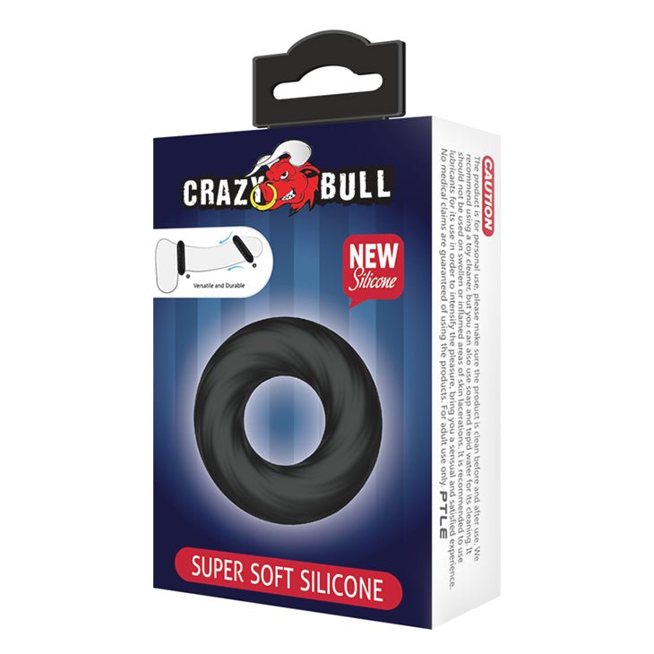 CRAZY BULL Cock Ring - Black Cock Ring - COCK RINGS - Naughty by Nature Adult Store