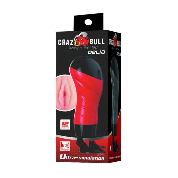 CRAZY BULL DELIA Vibrating Stroker - MASTURBATORS - Naughty by Nature Adult Store