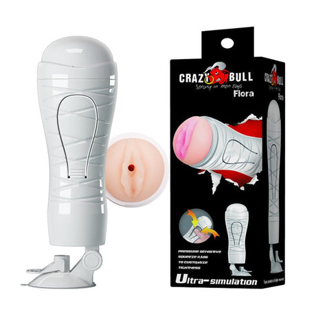 CRAZY BULL Flora Stroker - Flesh Squeezable - MASTURBATORS - Naughty by Nature Adult Store