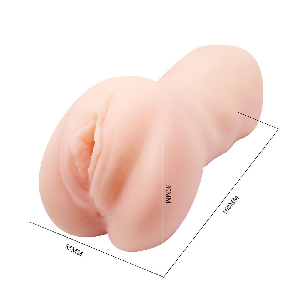 Crazy Bull Lea Vibrating Vagina Stroker – Ribbed TPR Pocket Pussy - MASTURBATORS