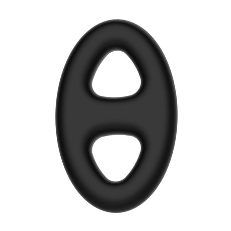 CRAZY BULL Oval Cock & Ball Ring - Black Cock & Ball Ring - COCK RINGS - Naughty by Nature Adult Store