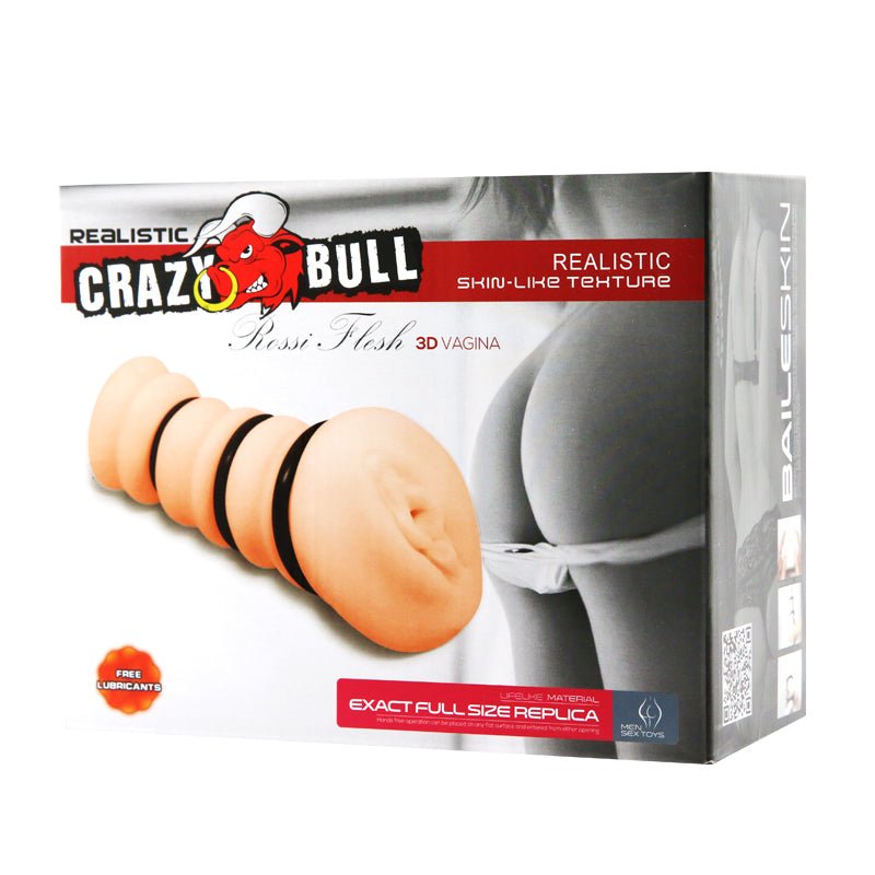 CRAZY BULL ROSSI Vagina Stroker with Tightening Rings - MASTURBATORS - Naughty by Nature Adult Store