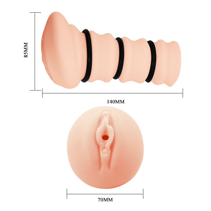 CRAZY BULL ROSSI Vagina Stroker with Tightening Rings - MASTURBATORS - Naughty by Nature Adult Store