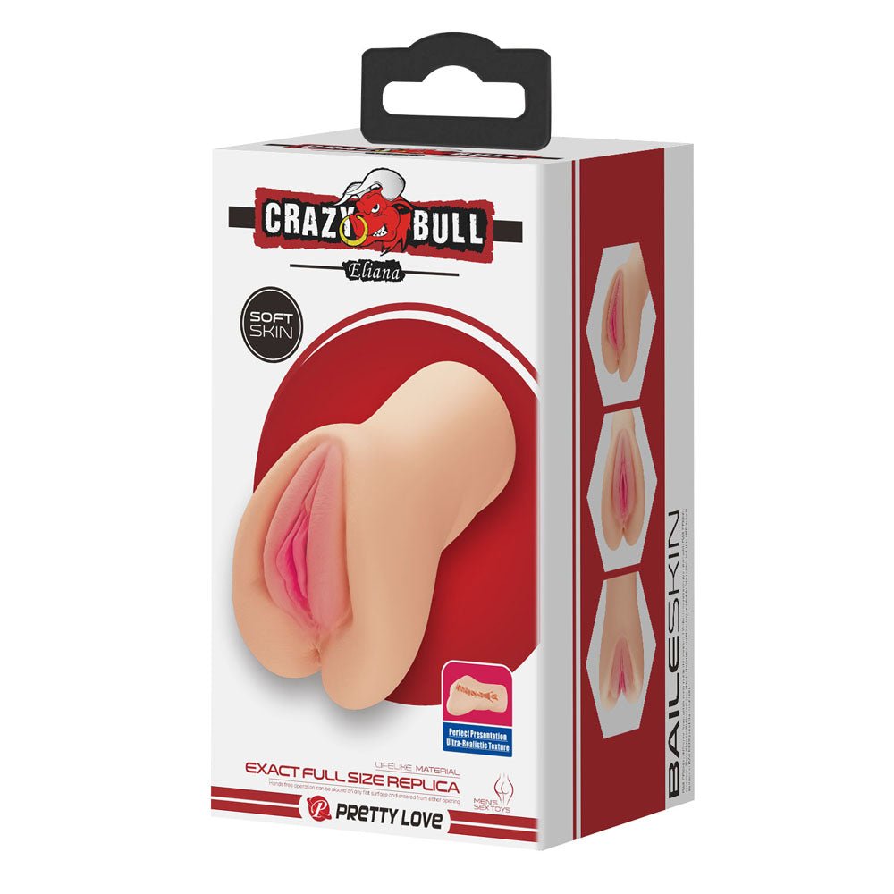 CRAZY BULL Vagina Stroker - Flesh - MASTURBATORS - Naughty by Nature Adult Store