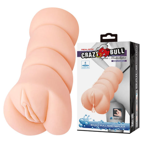 CRAZY BULL Vagina Stroker - Flesh - MASTURBATORS - Naughty by Nature Adult Store