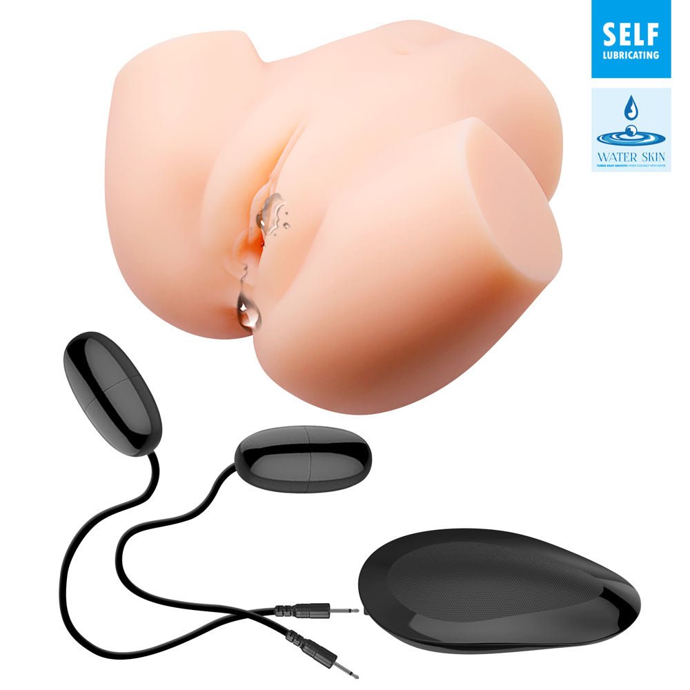 Crazy Bull Veronica Vibrating Sex Doll Torso – Dual Entry TPR Masturbator - MASTURBATORS