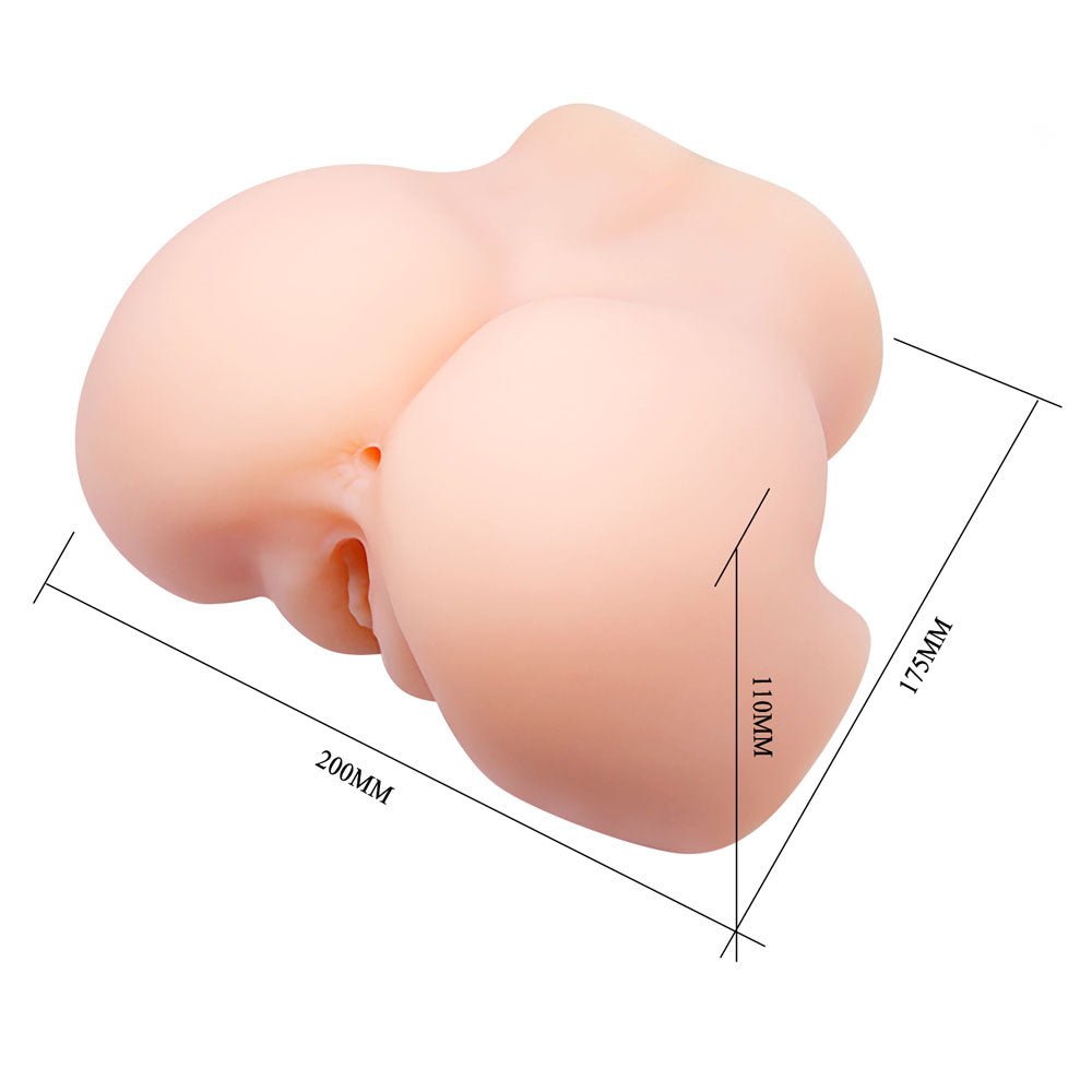 Crazy Bull Veronica Vibrating Sex Doll Torso – Dual Entry TPR Masturbator - MASTURBATORS