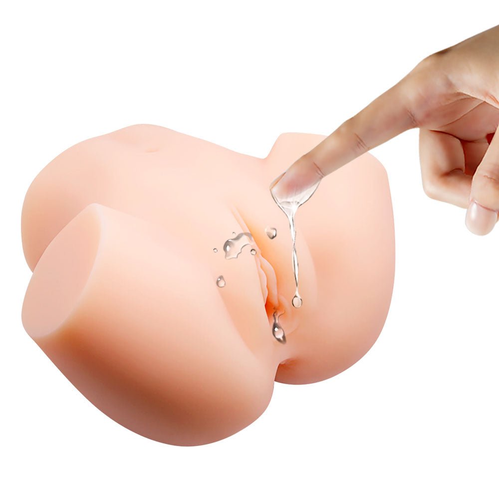 Crazy Bull Veronica Vibrating Sex Doll Torso – Dual Entry TPR Masturbator - MASTURBATORS