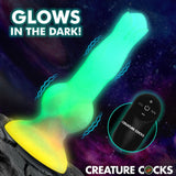Creature Cocks Astro Cock Glow In The Dark Vibrating Dildo With Remote - DONGS