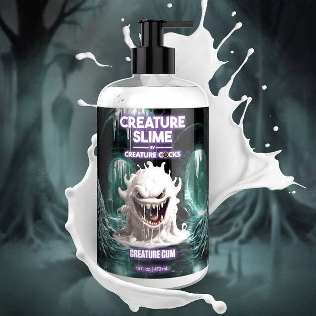 Creature Slime by Creature Cocks - Creature Cum - Cum Lubricant - 473 ml Pump Bottle - LOTIONS & LUBES