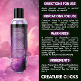 Creature Slime by Creature Cocks - Purple Slime - Purple Water Based Lubricant - 237 ml Bottle - LOTIONS & LUBES