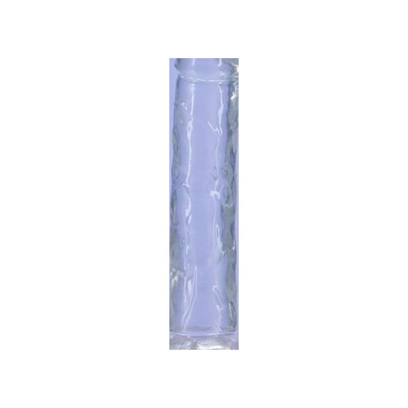 Crystal Dildo Straight 7in Clear - Adult Toys