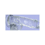 Crystal Dildo w Balls 6in Clear - Naughty by Nature Adult Store