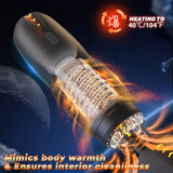 CyberSkin The Galaxy Voy - Thrusting & Rotating Auto Masturbator with Heater - Naughty by Nature Adult Store