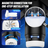 CyberSkin The Wing - Thrusting & Massaging Auto Masturbator with Heater - MASTURBATORS