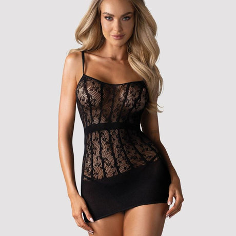 D605 Dress Black - Lingerie
