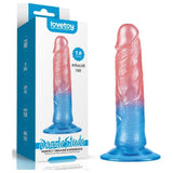 Dazzle Studs Dildo 7in Pink/Blue - Naughty by Nature Adult Store