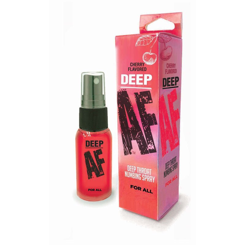 Deep AF - Cherry - Cherry Flavoured Deep Throat Spray - 29 ml - ENHANCERS