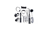 Deluxe 10 Pc Bondage Set Black - Naughty by Nature Adult Store