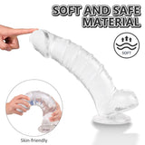 Denny Dong w Balls Clear XXL - Adult Toys