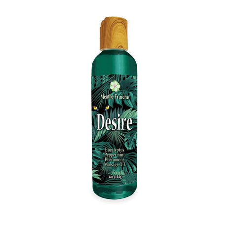 Desire Pheromone Massage Oil - Eucalyptus & Peppermint Scented - LOTIONS & LUBES