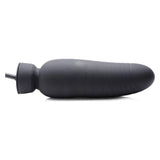 Dick Spand Inflatable Silicone Dildo Black - Adult Toys