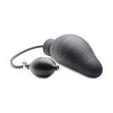 Dick Spand Inflatable Silicone Dildo Black - Adult Toys