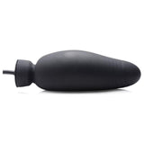 Dick Spand Inflatable Silicone Dildo Black - Adult Toys