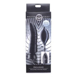 Dick Spand Inflatable Silicone Dildo Black - Adult Toys