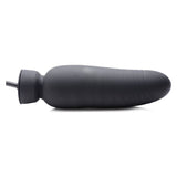Dick Spand Inflatable Silicone Dildo Black - Adult Toys