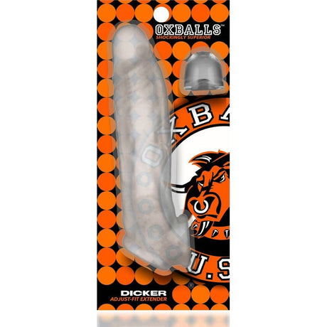 Dicker Ultra - Slim Cocksheath Clear Ice - Adult Toys