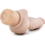 Dr Skin Cock Vibe 12 8in Vibrating Cock Beige - Adult Toys
