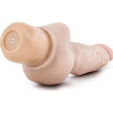 Dr Skin Cock Vibe 12 8in Vibrating Cock Beige - Adult Toys