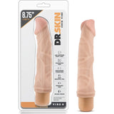 Dr Skin Cock Vibe 6 8.5in Vibrating Cock Beige - Adult Toys