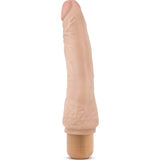 Dr Skin Cock Vibe 7 8.5in Vibrating Cock Beige - Adult Toys