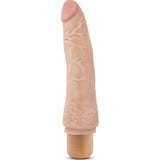 Dr Skin Cock Vibe 7 8.5in Vibrating Cock Beige - Adult Toys
