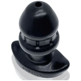 Drain O Flow Thru Buttplug Black - Adult Toys