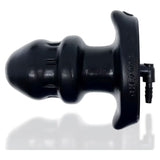 Drain O Flow Thru Buttplug Black - Adult Toys
