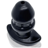 Drain O Flow Thru Buttplug Black - Adult Toys