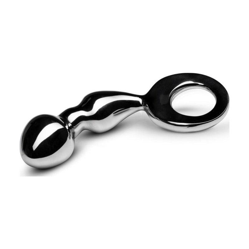 Drang Fun Metal Anal Plug Silver - Adult Toys