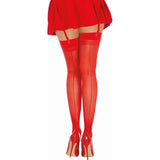 Dreamgirl Back Seam Sheer Thigh High Stockings Hot Pink - Lingerie