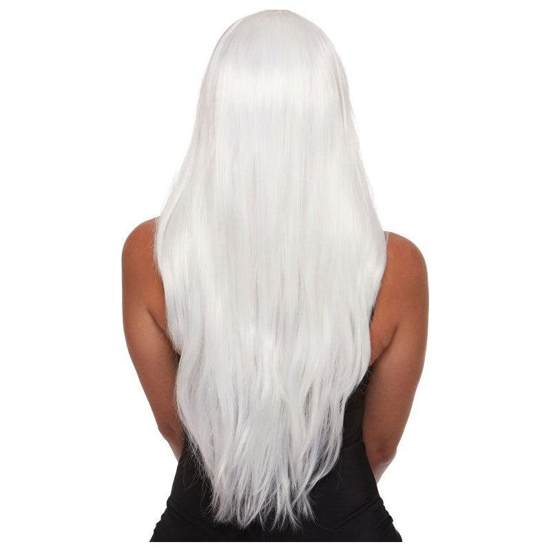 Dreamgirl Layered Long Wig White - Lingerie